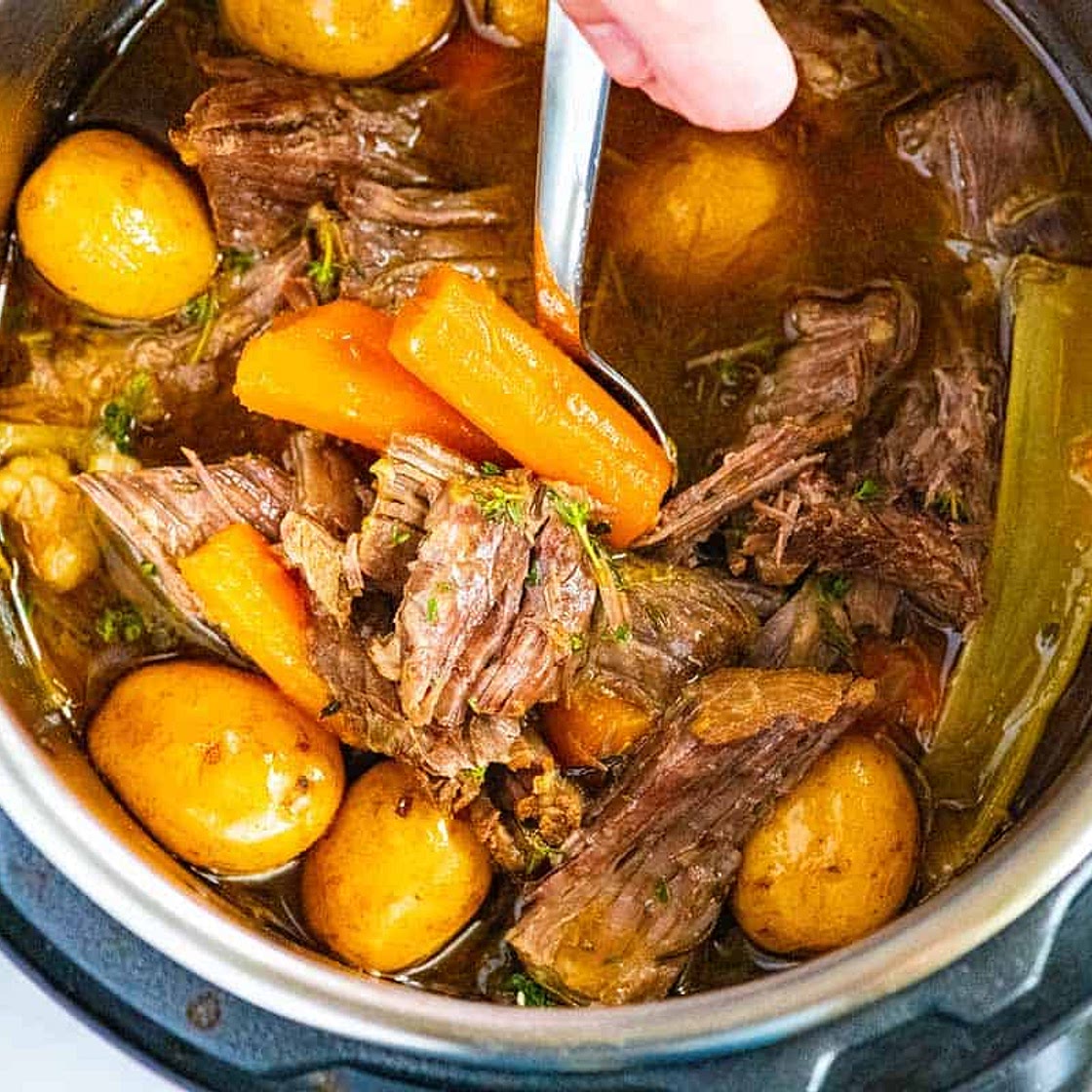 Easy Instant Pot Pot Roast (Tender and Juicy)