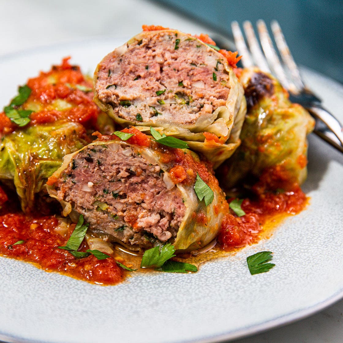 Keto Stuffed Cabbage