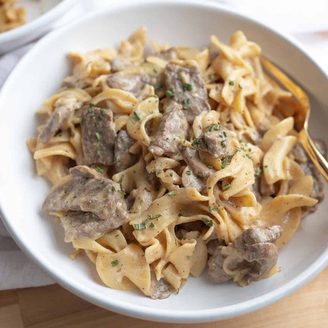Greek Yogurt Beef Stroganoff Recipe