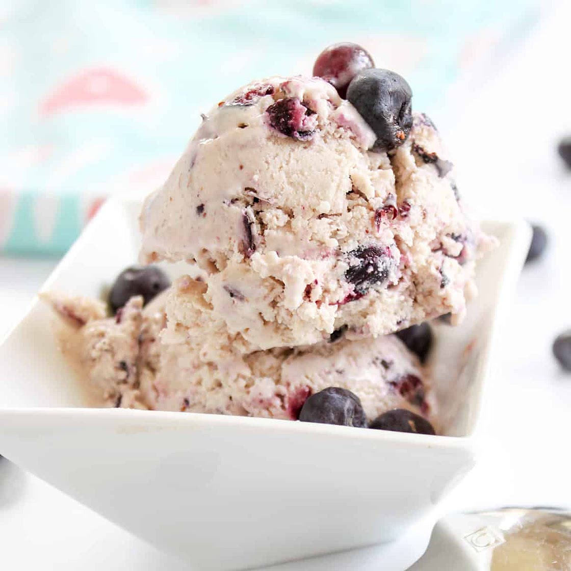 Blueberry Cheesecake Ice Cream