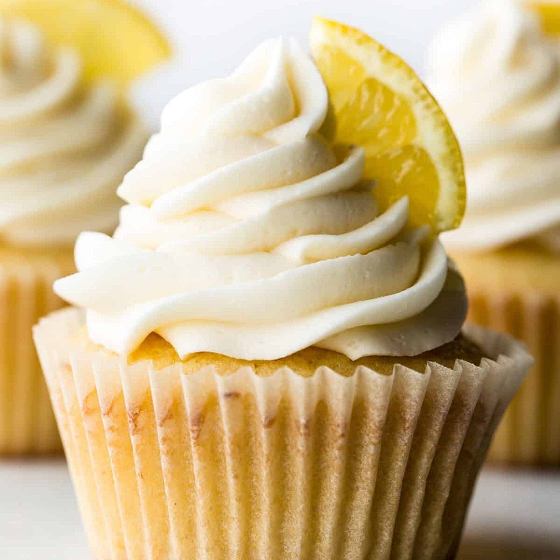 Homemade Lemon Cupcakes