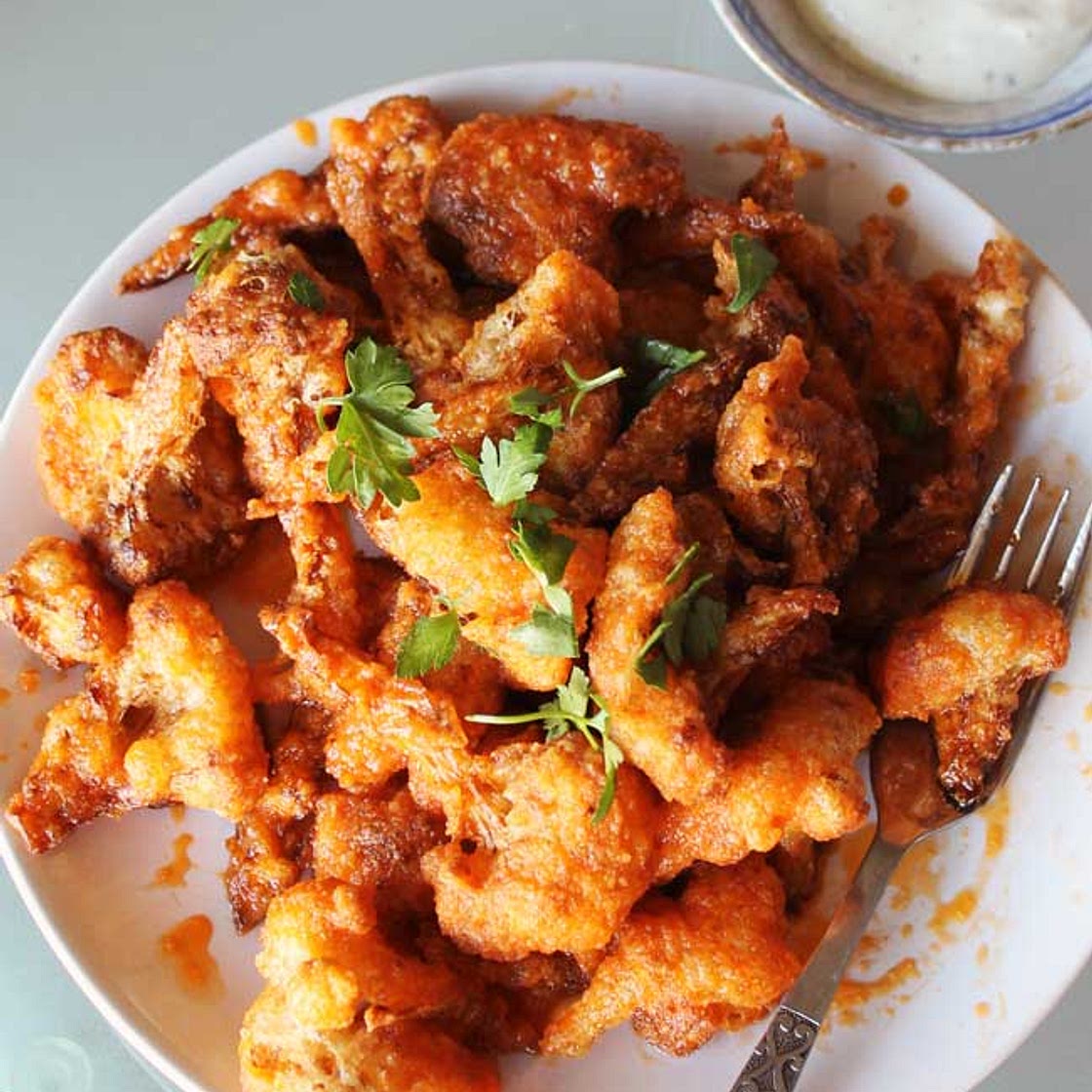 Deep Fried Vegan Buffalo Wings