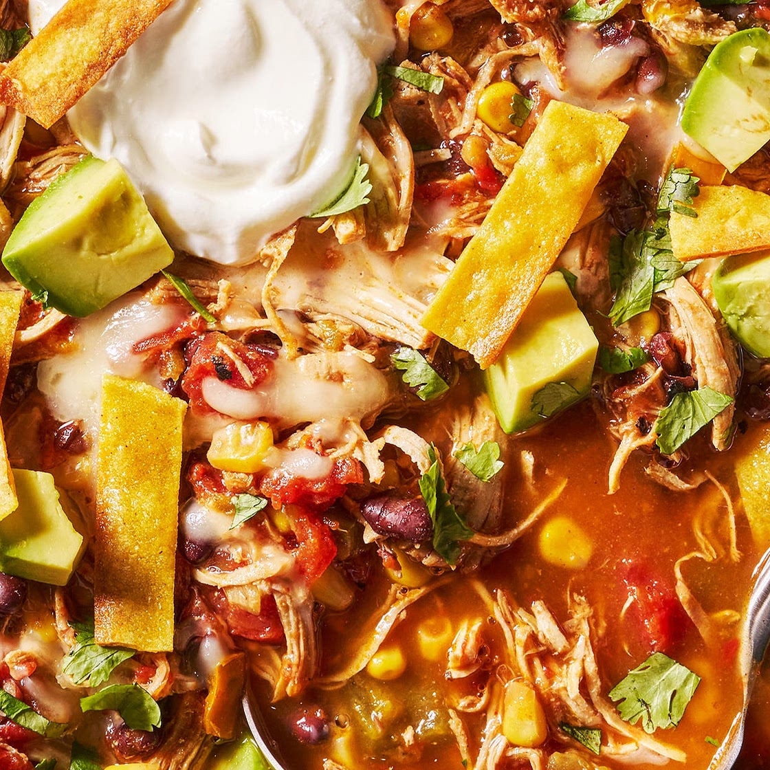 Slow-Cooker Chicken Tortilla Soup