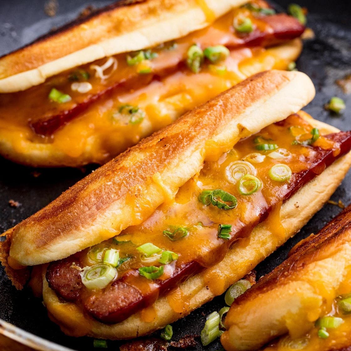 Grilled Cheese Dogs