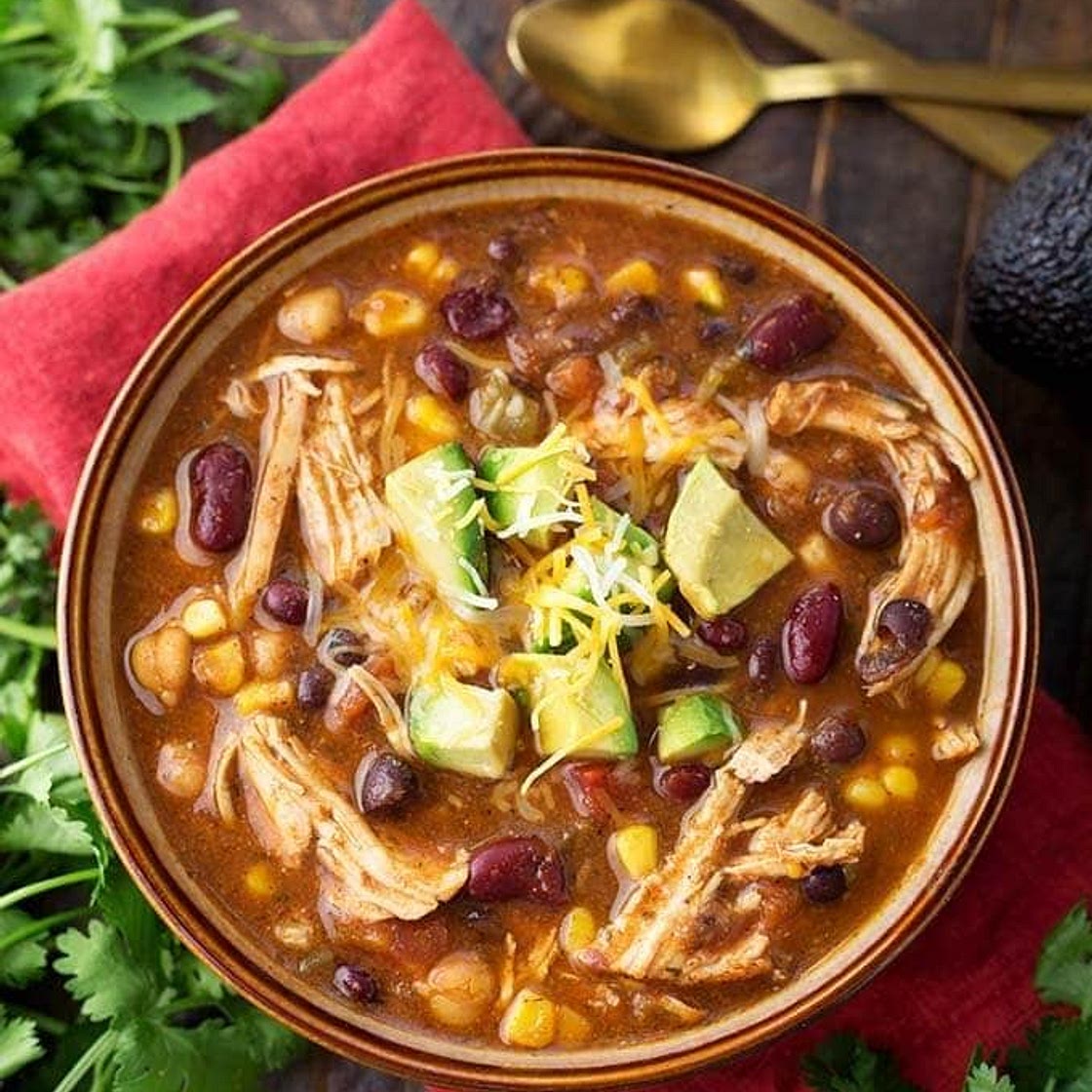 Instant Pot Chicken Taco Soup