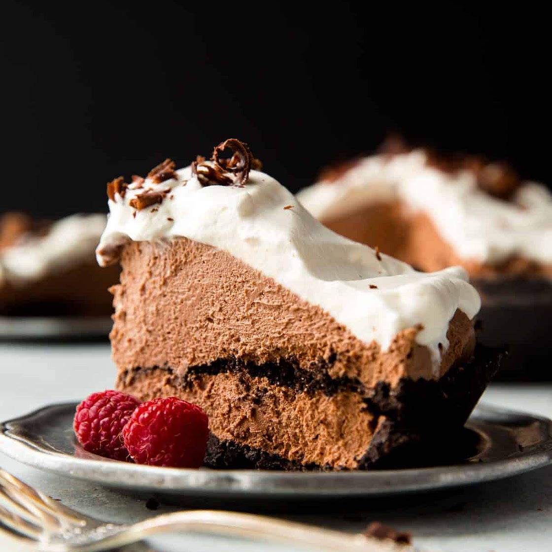 Sky High Chocolate Mousse Pie
