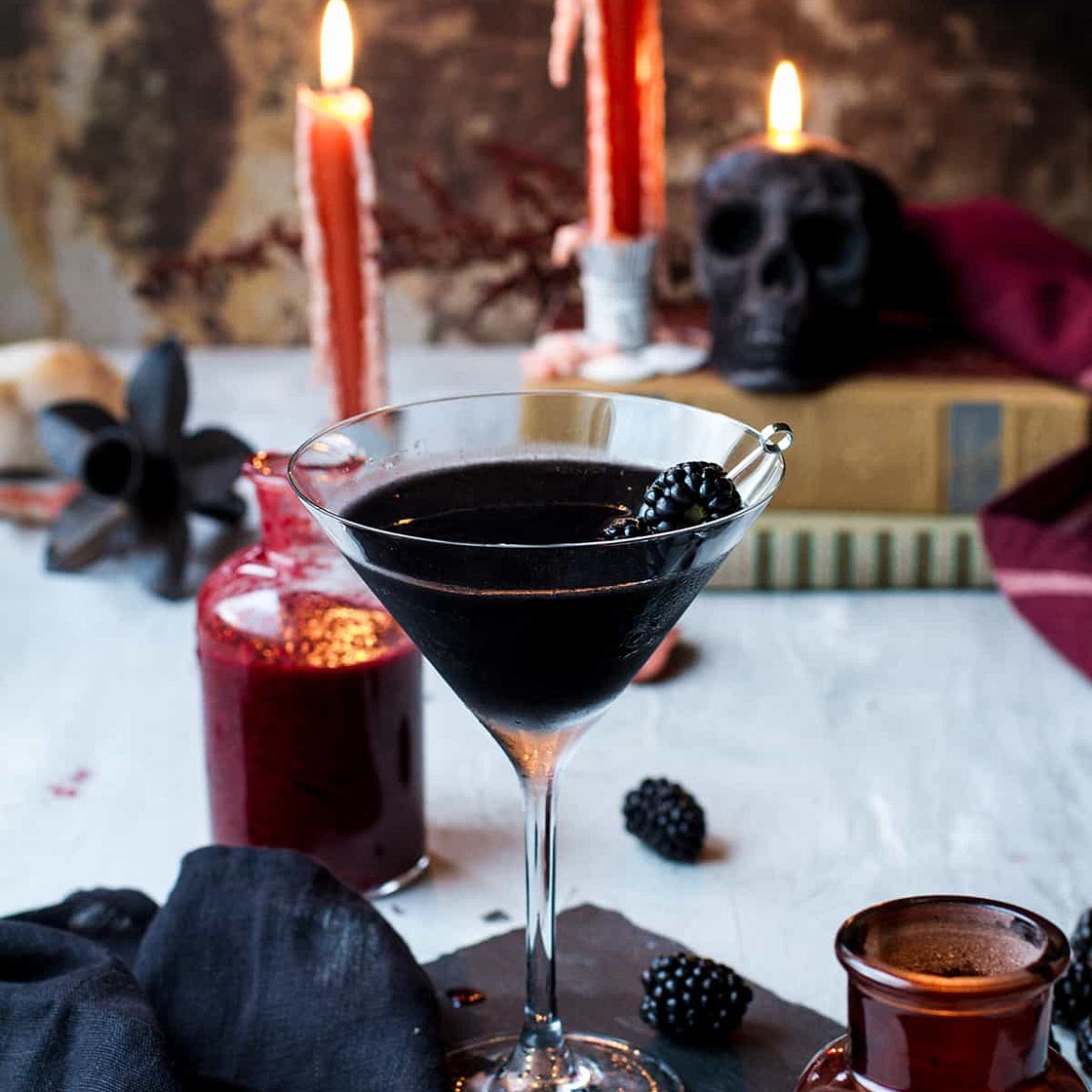 Poison Blackberry Martini