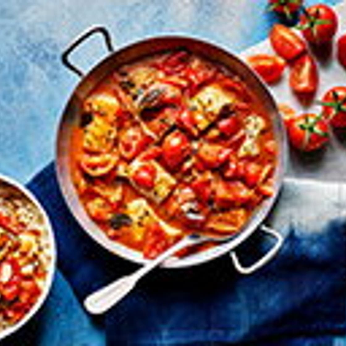 Tomato and coconut fish curry