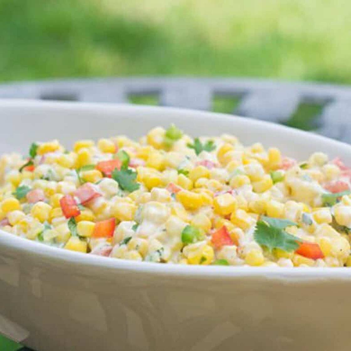 Creamy Spicy Summer Corn Salad Recipe