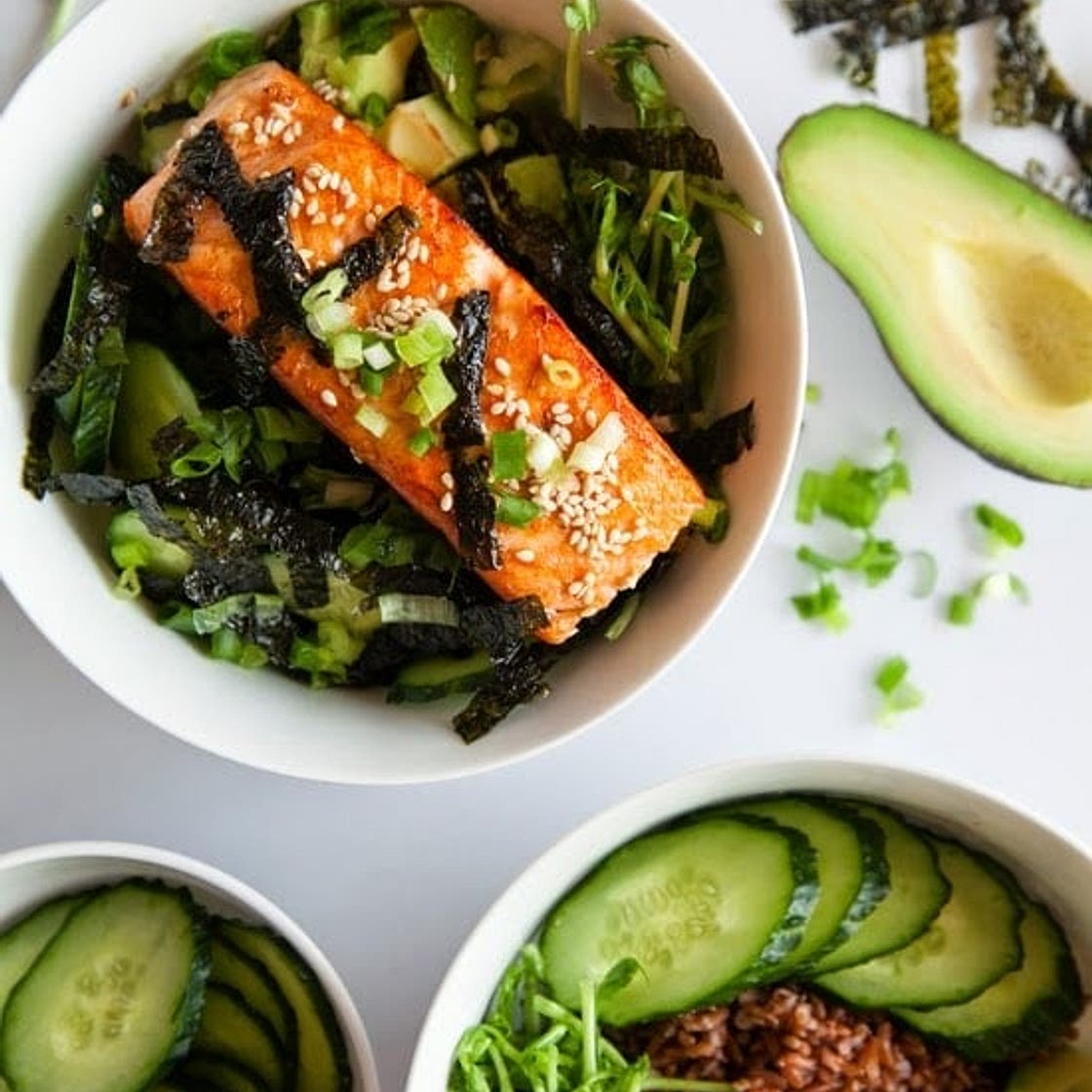 Seattle Asian Salmon Bowl