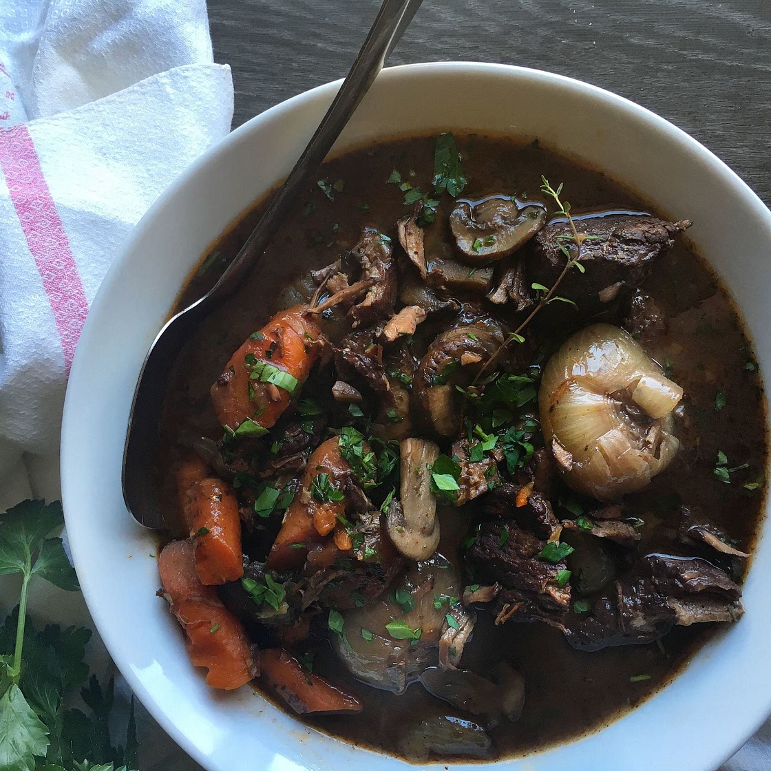 Slow-Cooker Beef Bourguignon