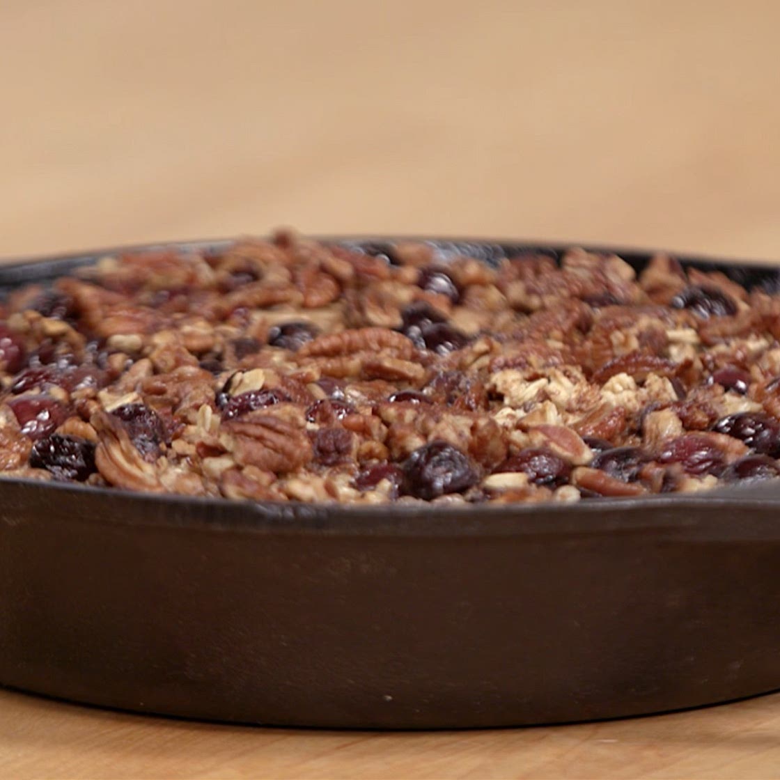 Baked Banana Berry Oatmeal