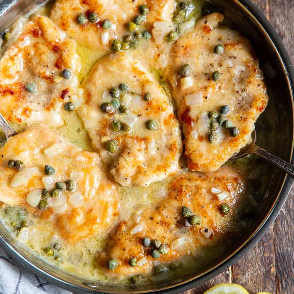 Lemon Chicken Piccata {Paleo, Whole30, Keto}