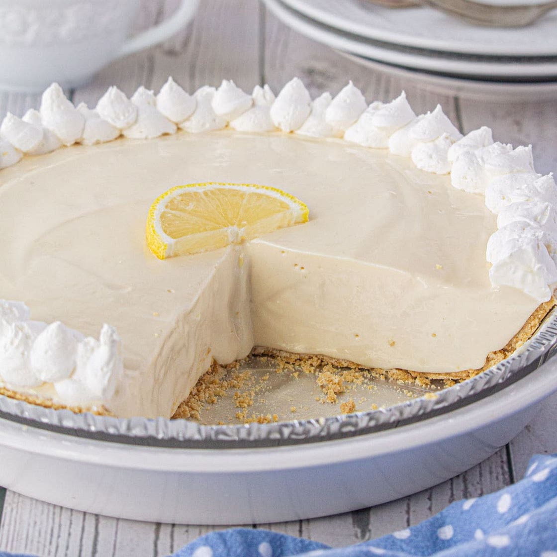 No Bake Lemon Icebox Pie