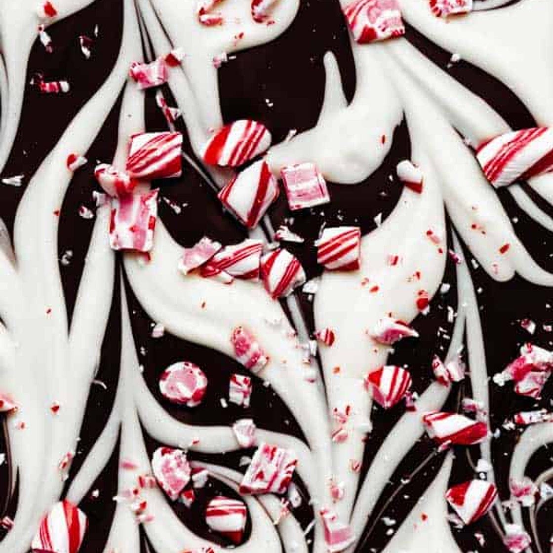 Marbled Peppermint Bark