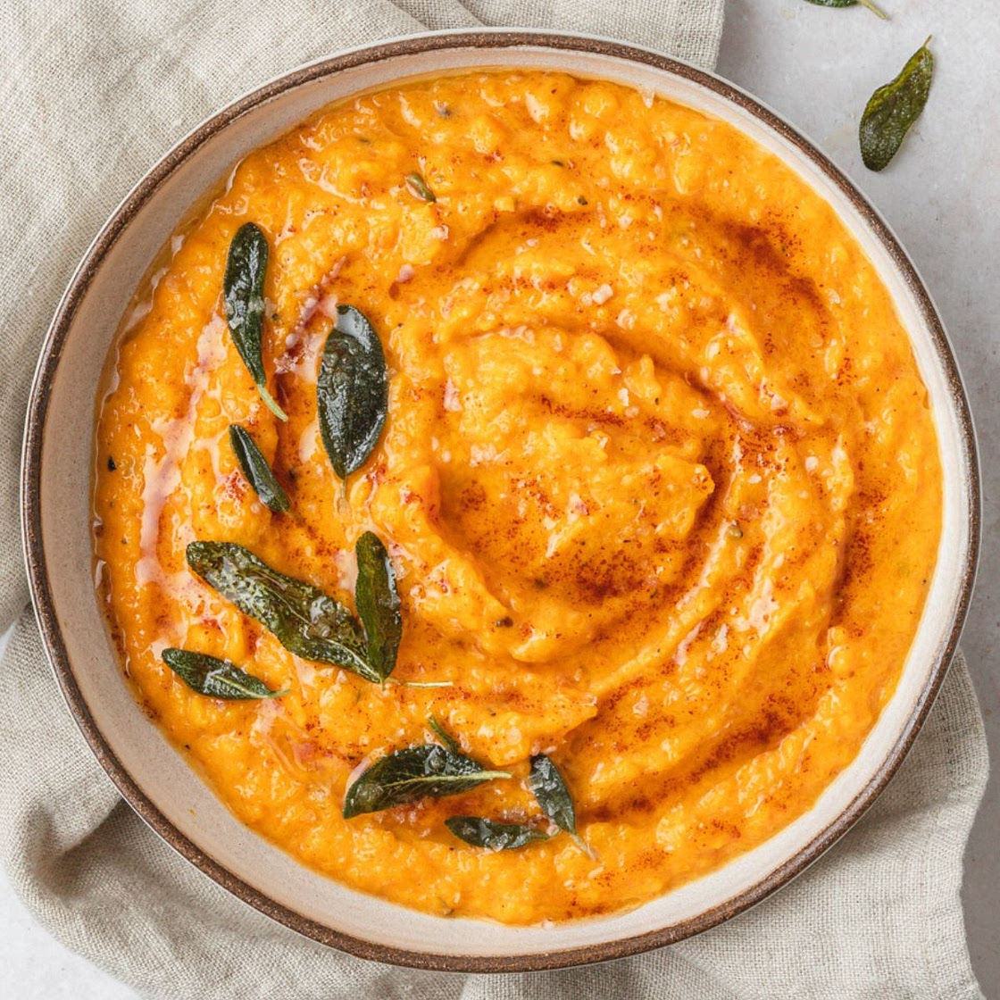 Brown Butter Mashed Butternut Squash