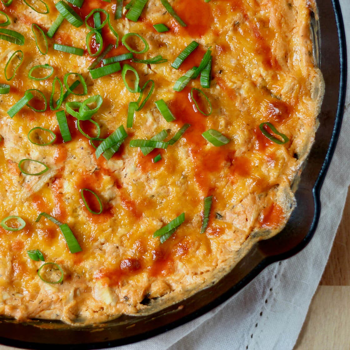 Greek Yogurt Buffalo Chicken Dip