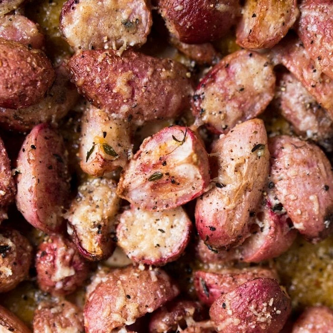 Keto Roasted Potatoes (i.e. Radishes!)