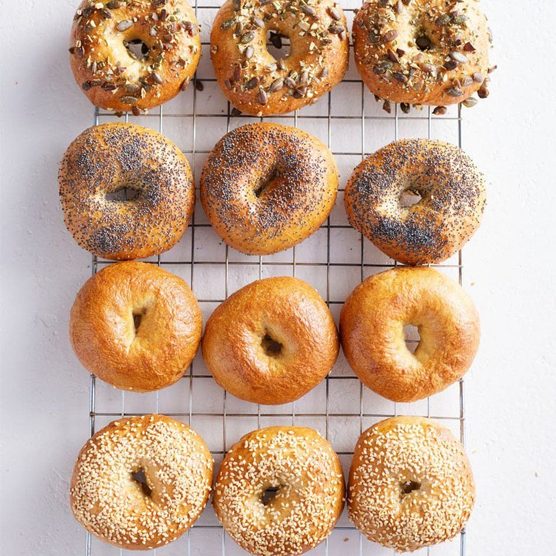 Homemade bagels