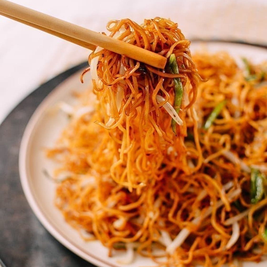 CANTONESE SOY SAUCE PAN-FRIED NOODLES