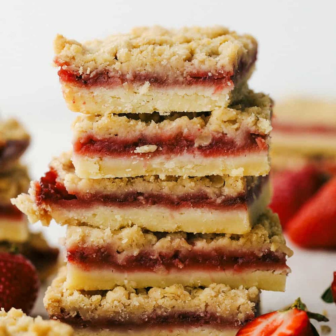 Strawberry Streusel Bars