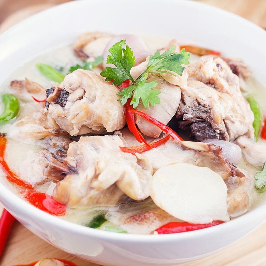 Tom Kha Gai (Chicken Coconut Soup)