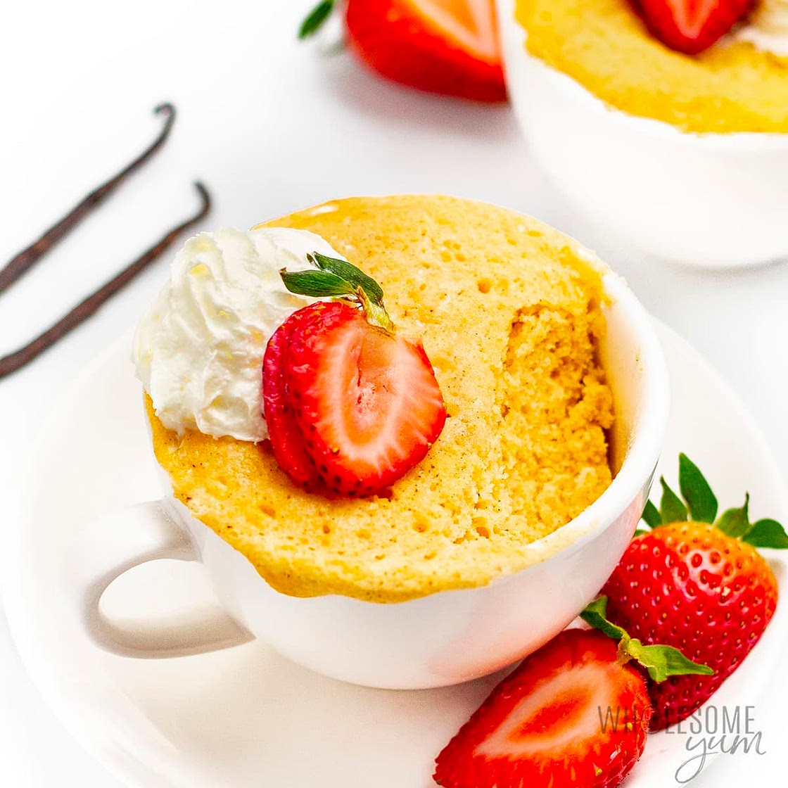 Almond Flour Vanilla Mug Cake
