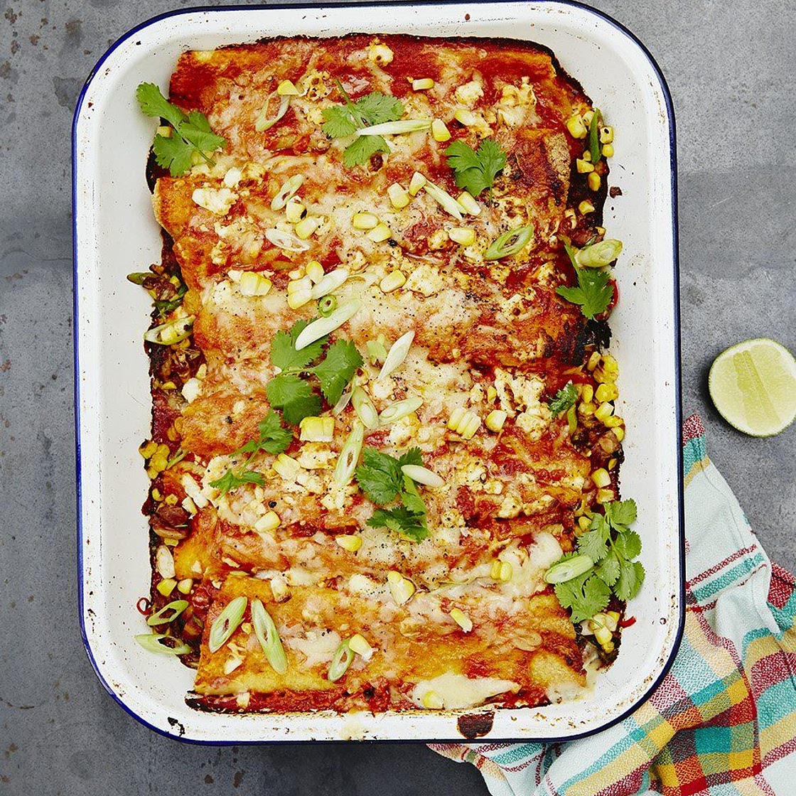 Veggie enchiladas