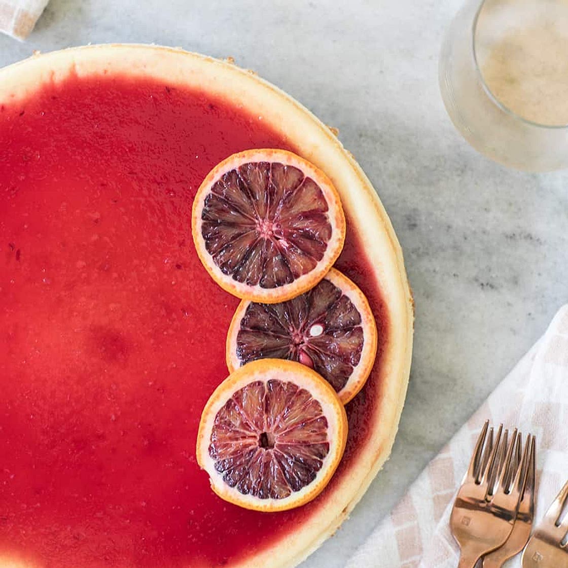 Blood Orange Cheesecake
