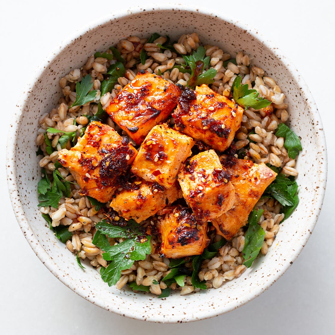 Greek Yogurt Marinated Salmon