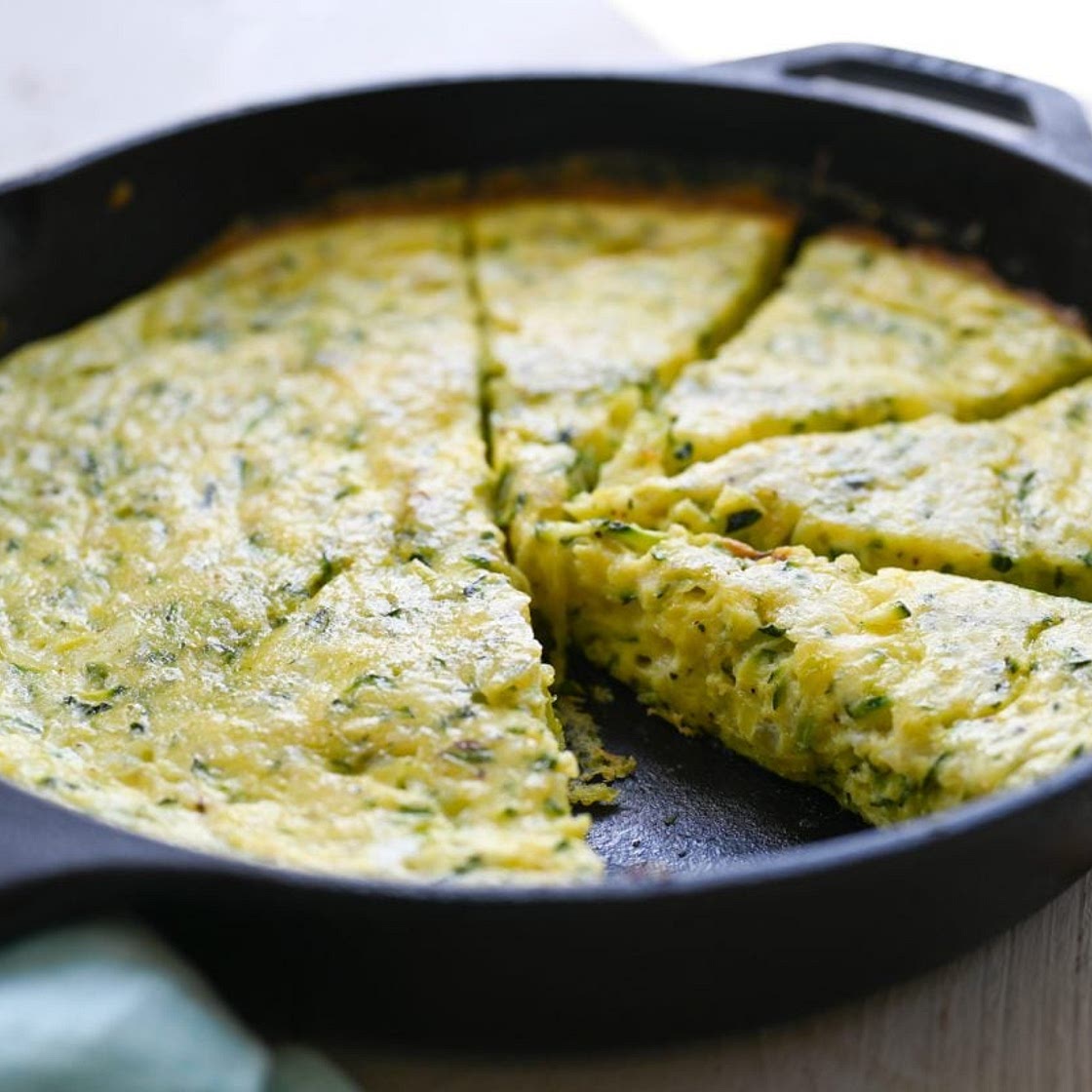 Zucchini & Cheddar Frittata