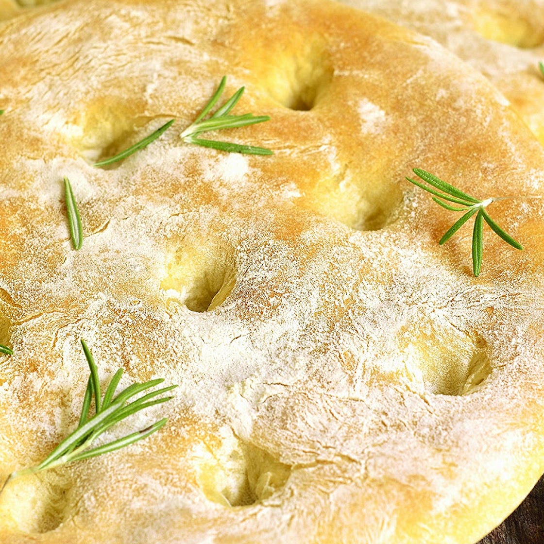 Fougasse au romarin et parmesan