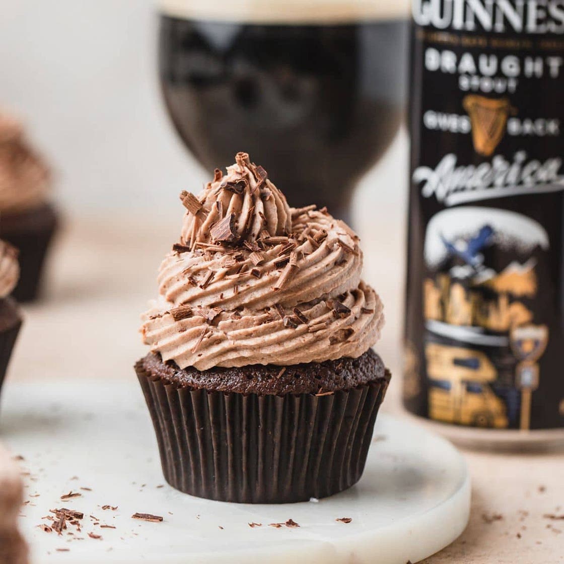 Guinness Chocolate Cupcakes