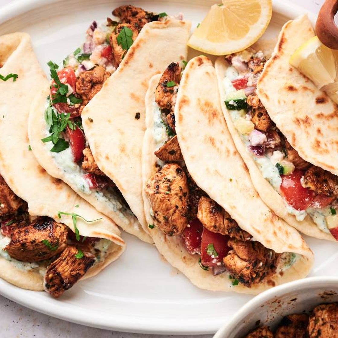 Mediterranean Chicken Tacos