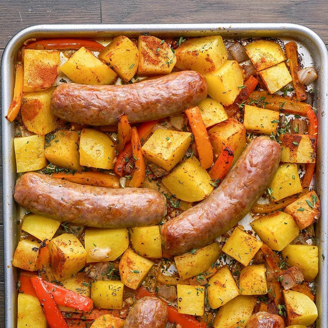 Sausage, Peppers and Potatoes