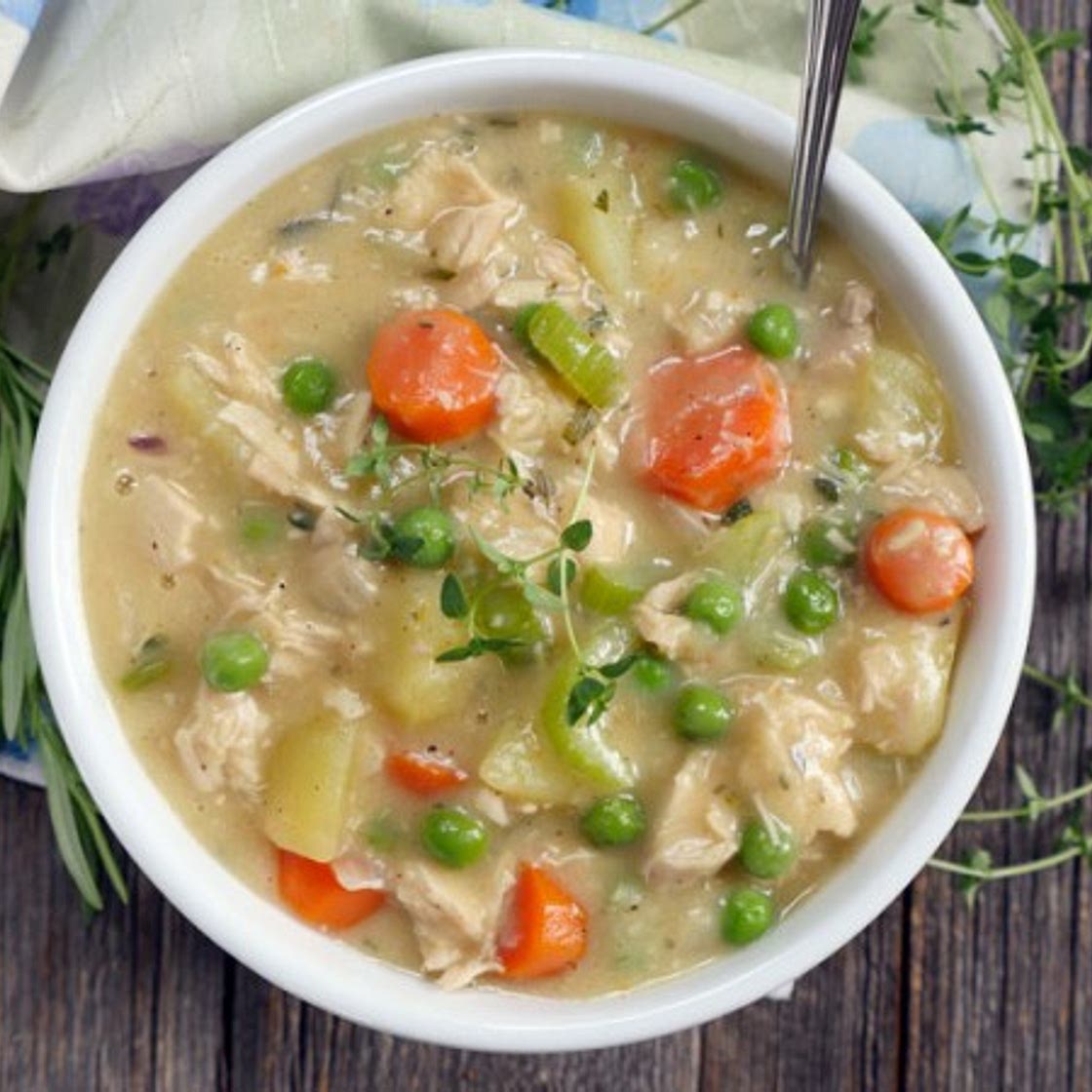 Chicken Pot Pie Soup (Paleo)