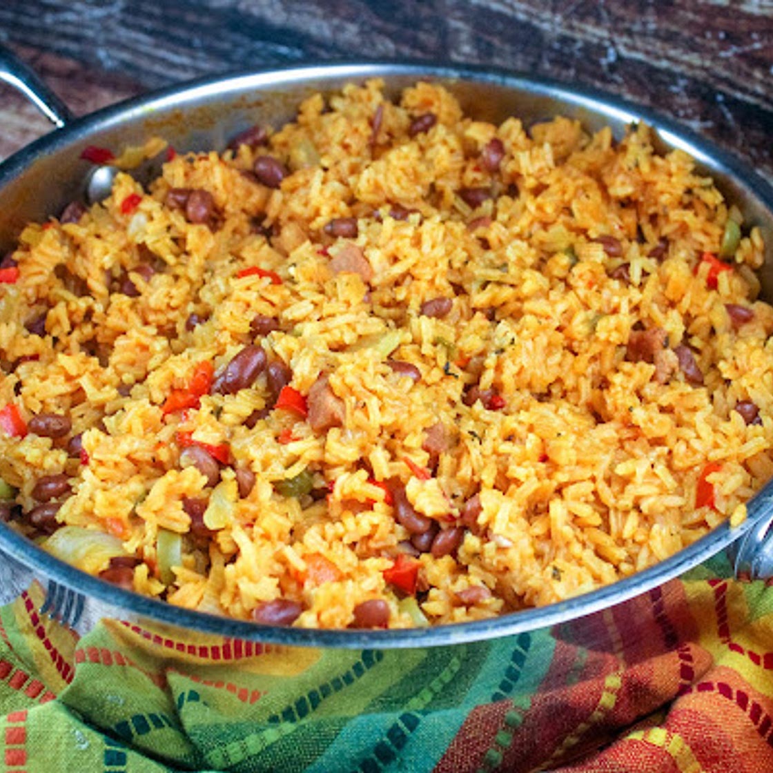 Puerto Rican Rice and Beans