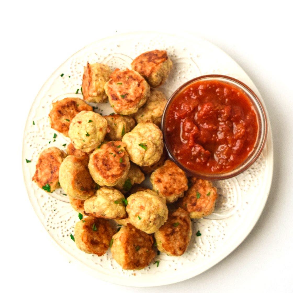 Baked Chicken Meatballs (Gluten Free Whole30)