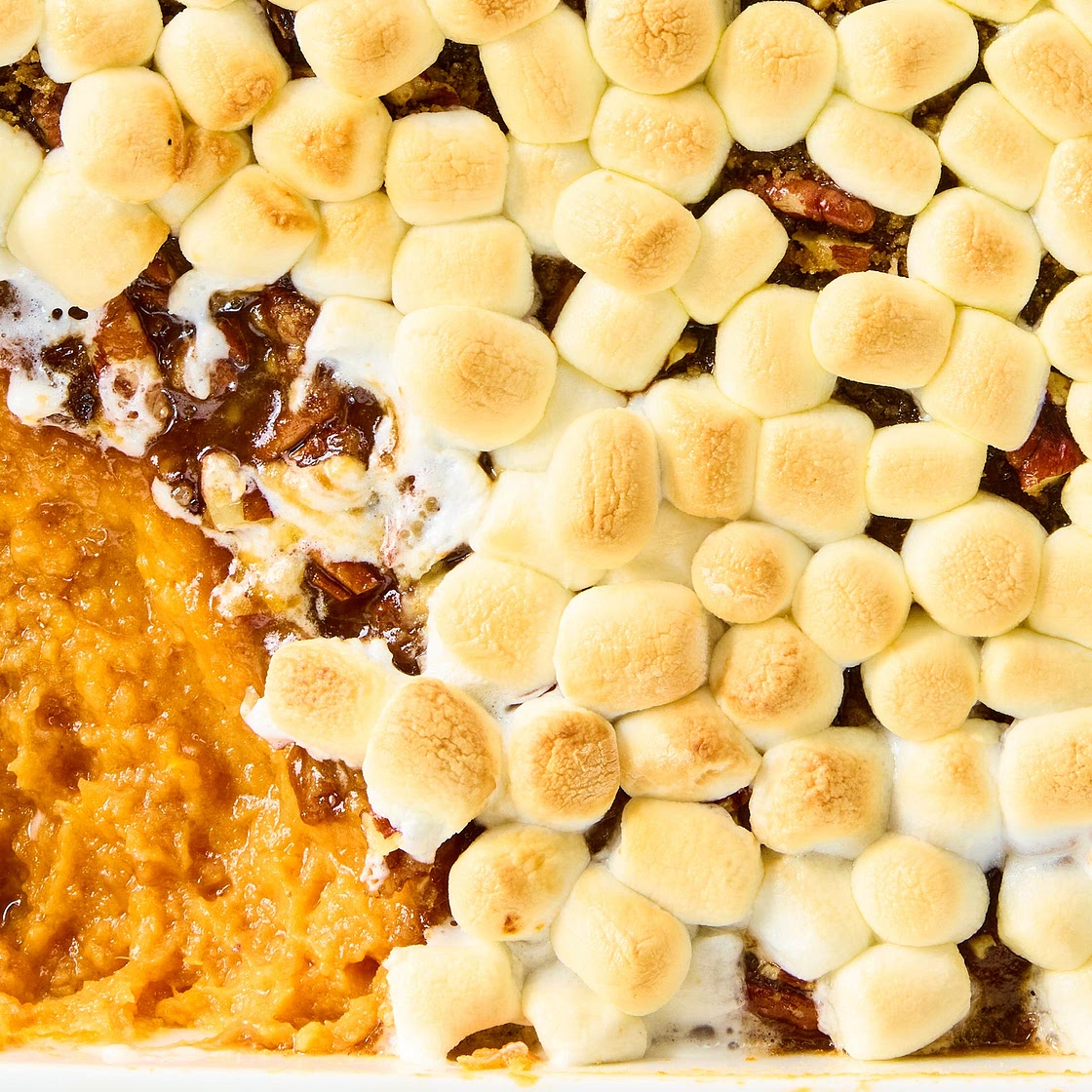 Sweet Potato Casserole With Marshmallows