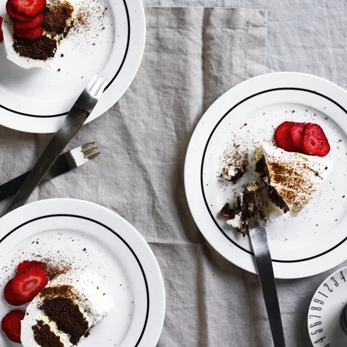 Aaron Turner’s Mum’s chocolate ripple cake