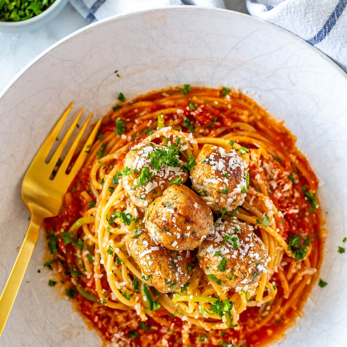 Easy Baked Turkey Meatballs