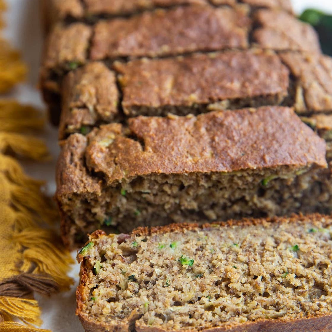 Healthy Oatmeal Zucchini Banana Bread