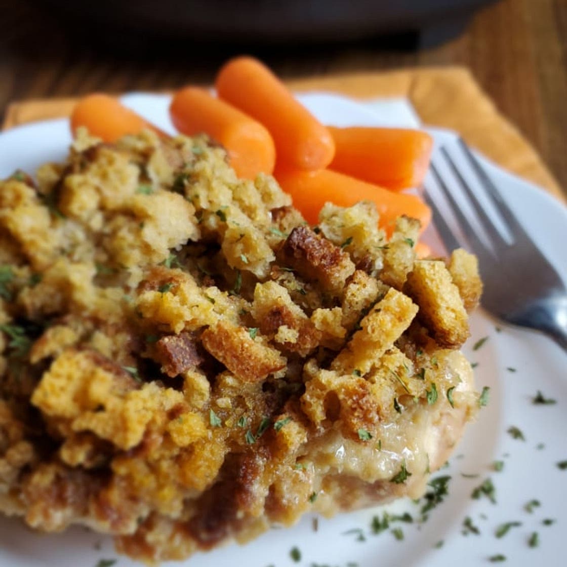 1980s Slow Cooker Chicken and Stuffing