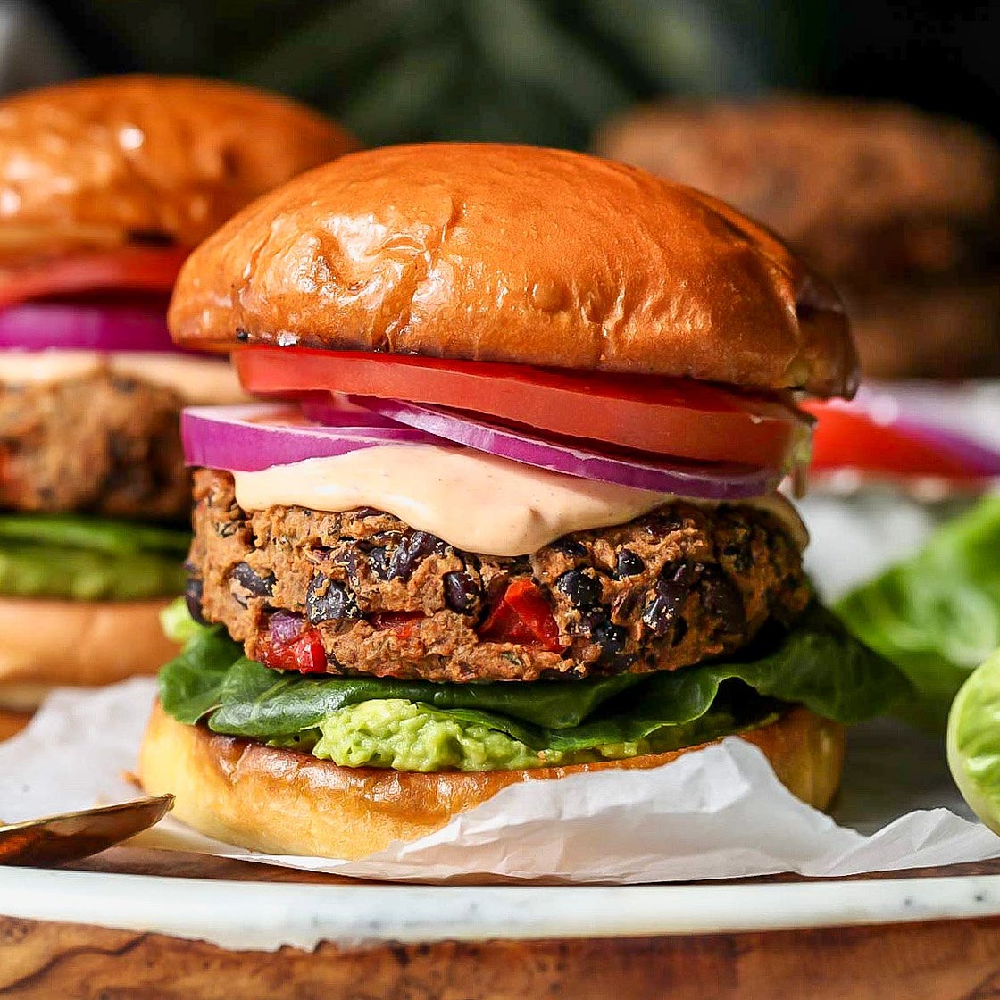 Chipotle Black Bean Burgers
