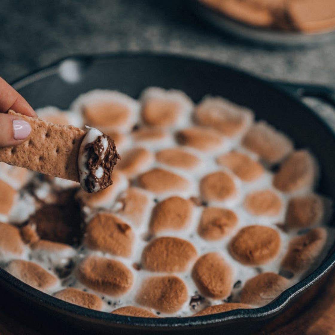 Easy Viral Skillet S'mores Dip Recipe