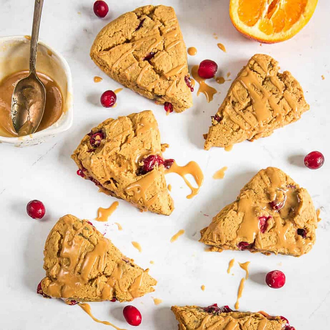 Cranberry Orange Scones (Paleo, AIP)