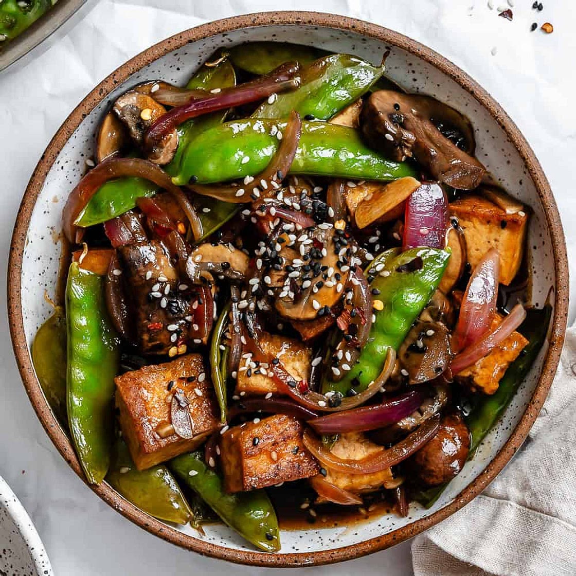 Stir-Fried Veggies With Tofu