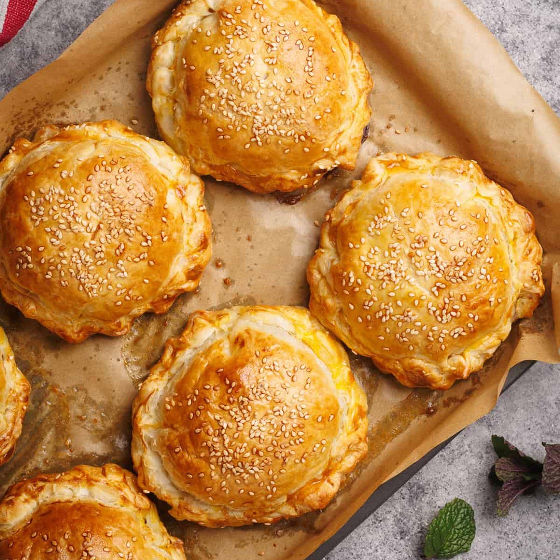 Greek Beef Wellingtons