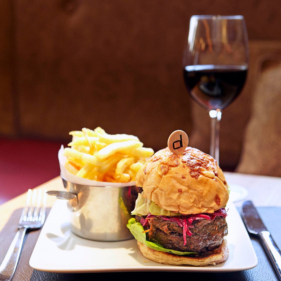 The olive piggy burger