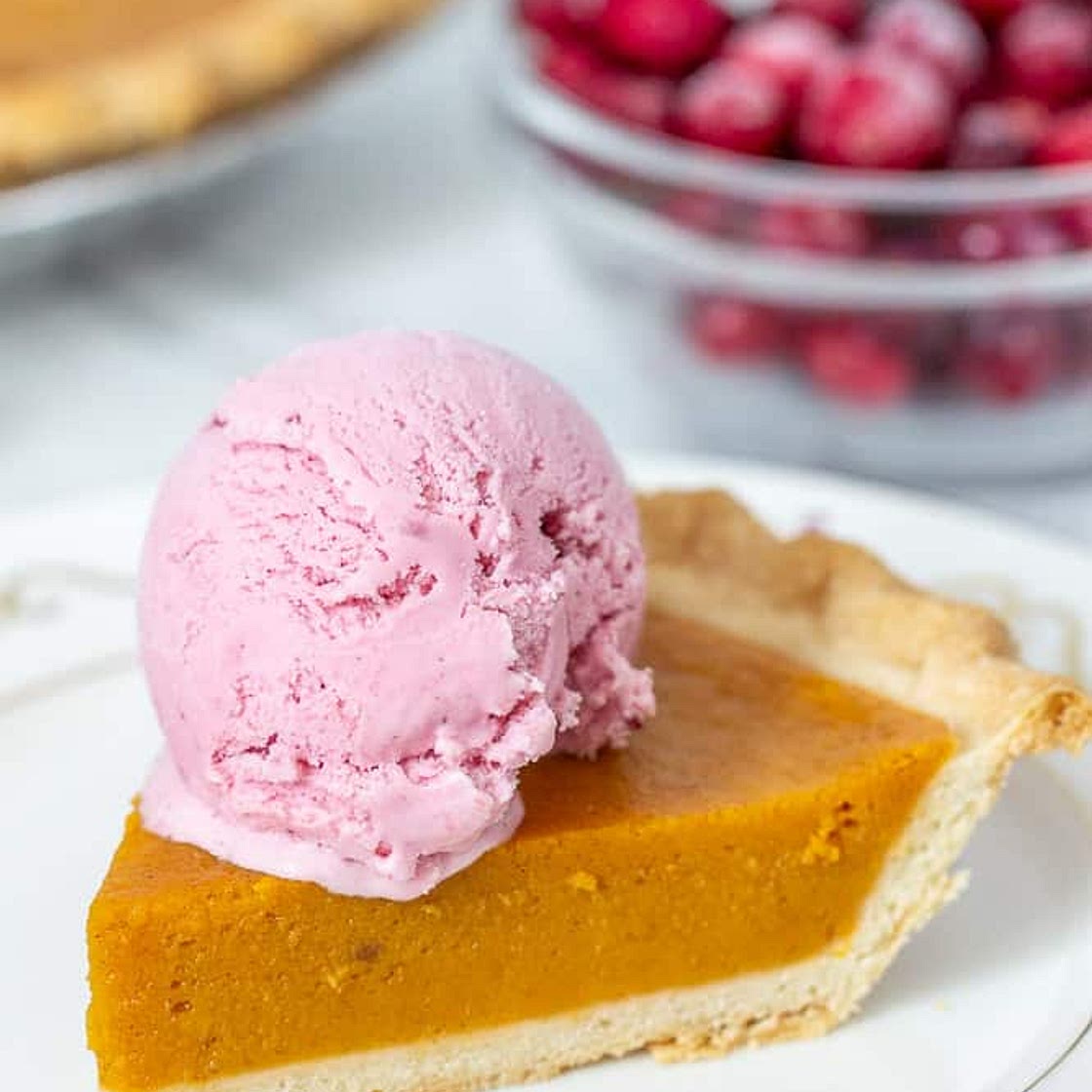 Spiced Cranberry Ice Cream